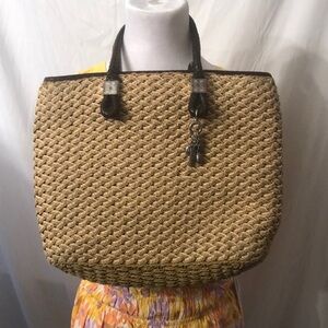 Brighton Straw Tote GUC